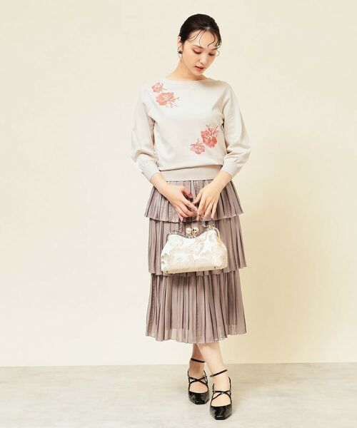 SunaUna / スーナウーナ ニット・セーター | 【SS~Lサイズ展開/手刺繍】クラフトニット | 詳細4