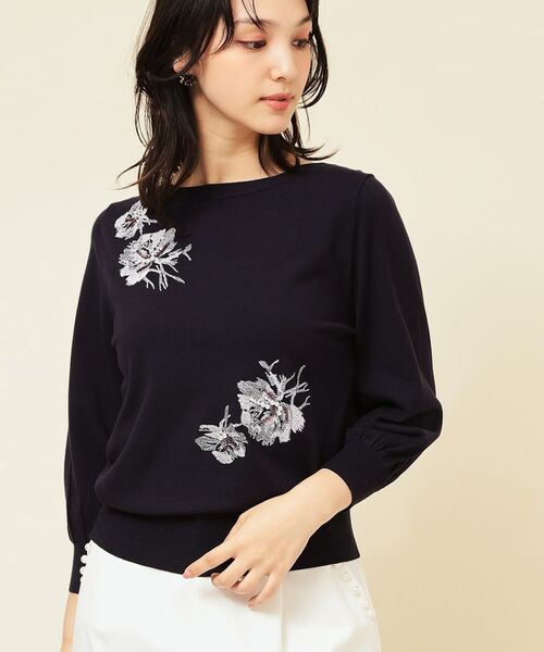 SunaUna / スーナウーナ ニット・セーター | 【SS~Lサイズ展開/手刺繍】クラフトニット | 詳細6