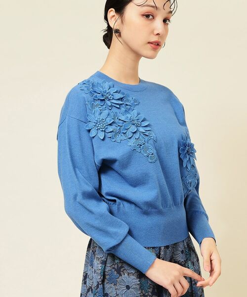 SunaUna / スーナウーナ ニット・セーター | 【COLLECTION LINE】レースニット | 詳細11