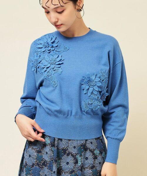 SunaUna / スーナウーナ ニット・セーター | 【COLLECTION LINE】レースニット | 詳細13