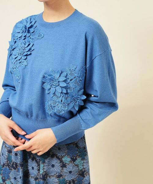 SunaUna / スーナウーナ ニット・セーター | 【COLLECTION LINE】レースニット | 詳細17