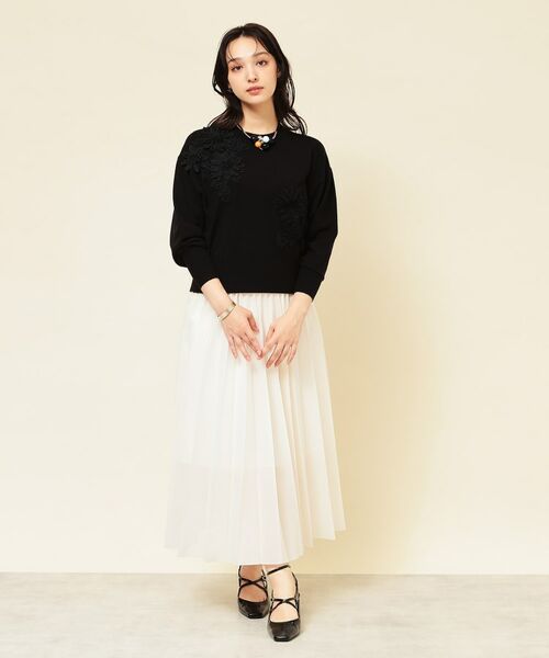 SunaUna / スーナウーナ ニット・セーター | 【COLLECTION LINE】レースニット | 詳細2