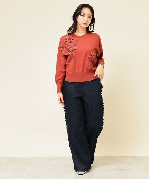 SunaUna / スーナウーナ ニット・セーター | 【COLLECTION LINE】レースニット | 詳細3