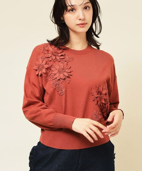 SunaUna / スーナウーナ ニット・セーター | 【COLLECTION LINE】レースニット | 詳細8