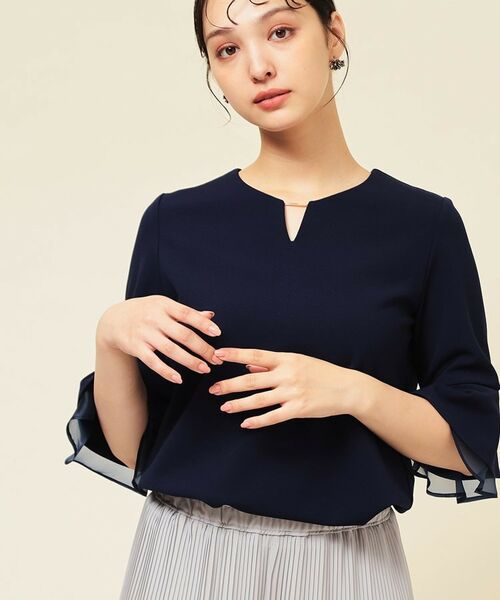 SunaUna / スーナウーナ カットソー | 【4色展開/袖ラッフル】プルオーバー | 詳細14