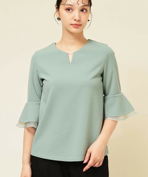 SunaUna / スーナウーナ カットソー | 【4色展開/袖ラッフル】プルオーバー | 詳細17