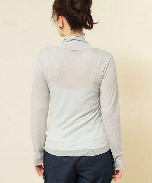 SunaUna / スーナウーナ カットソー | 【ラメ／シアー】ハイネックカットソー | 詳細12