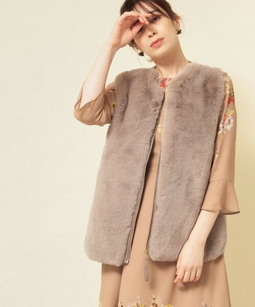 SunaUna / スーナウーナ ベスト | 【3色展開】フェイクファーベスト | 詳細11