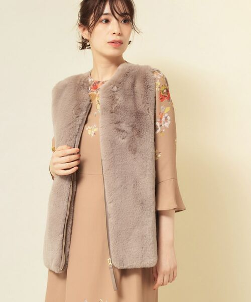 SunaUna / スーナウーナ ベスト | 【3色展開】フェイクファーベスト | 詳細12