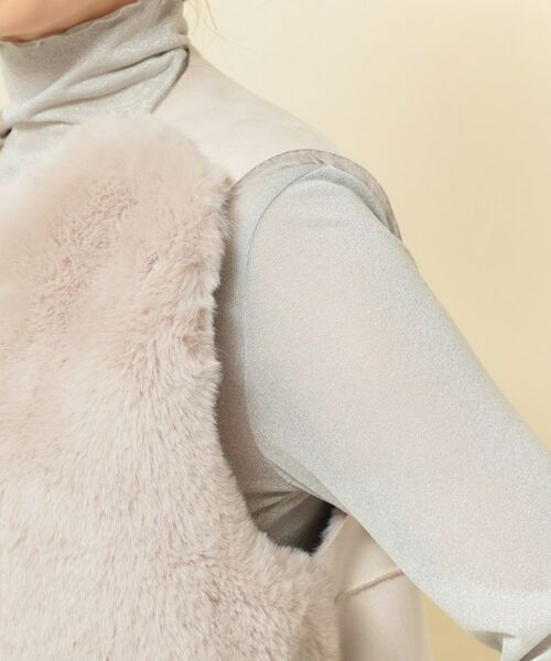 SunaUna / スーナウーナ ベスト | 【3色展開】フェイクファーベスト | 詳細18