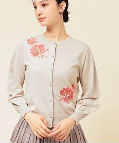 SunaUna / スーナウーナ カーディガン・ボレロ | 【SS～Lサイズ展開/手刺繍】クラフトカーディガン