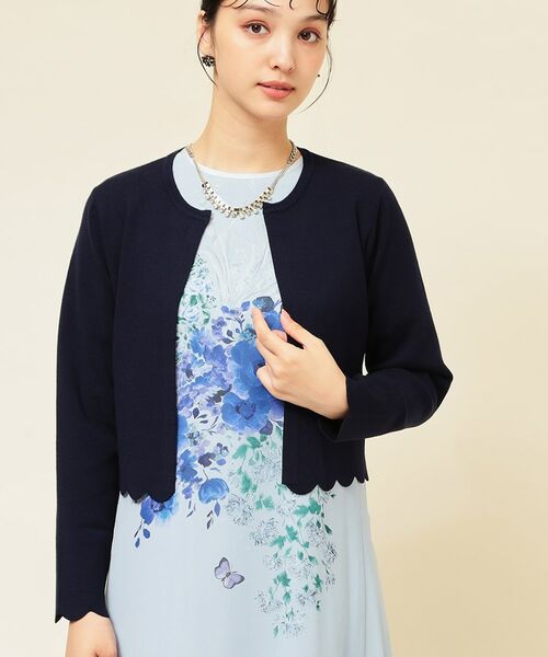 SunaUna / スーナウーナ カーディガン・ボレロ | 【4色展開／定番】スカラップボレロ | 詳細16