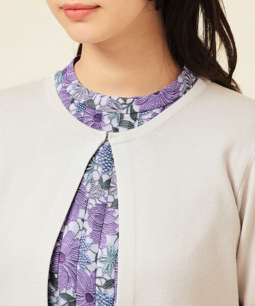 SunaUna / スーナウーナ カーディガン・ボレロ | 【4色展開／定番】スカラップボレロ | 詳細21