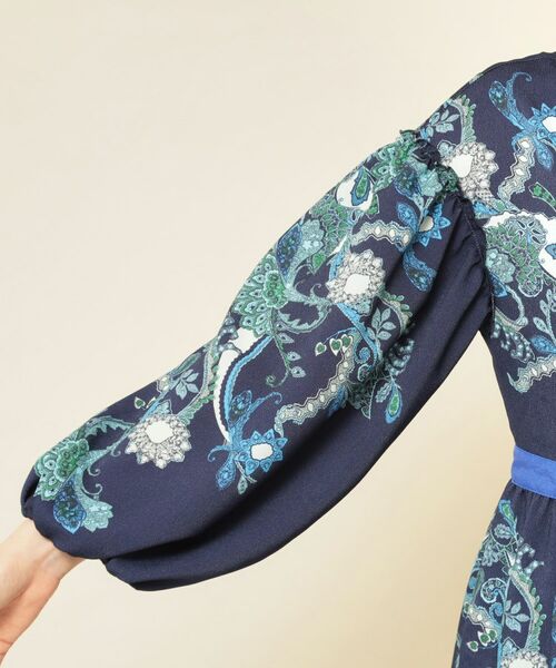 SunaUna / スーナウーナ ミニ丈・ひざ丈ワンピース | 【COLLECTION LINE】オリエンタルパネル柄ワンピース | 詳細14