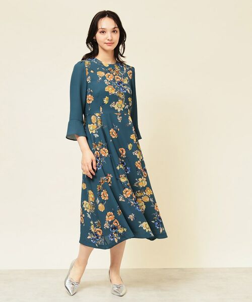 SunaUna / スーナウーナ ミニ丈・ひざ丈ワンピース | 【co creation and yours/SS~L】花柄パネルワンピース | 詳細10