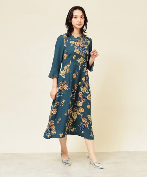 SunaUna / スーナウーナ ミニ丈・ひざ丈ワンピース | 【co creation and yours/SS~L】花柄パネルワンピース | 詳細11