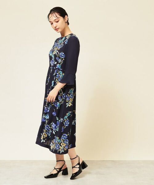 SunaUna / スーナウーナ ミニ丈・ひざ丈ワンピース | 【co creation and yours/SS~L】花柄パネルワンピース | 詳細15