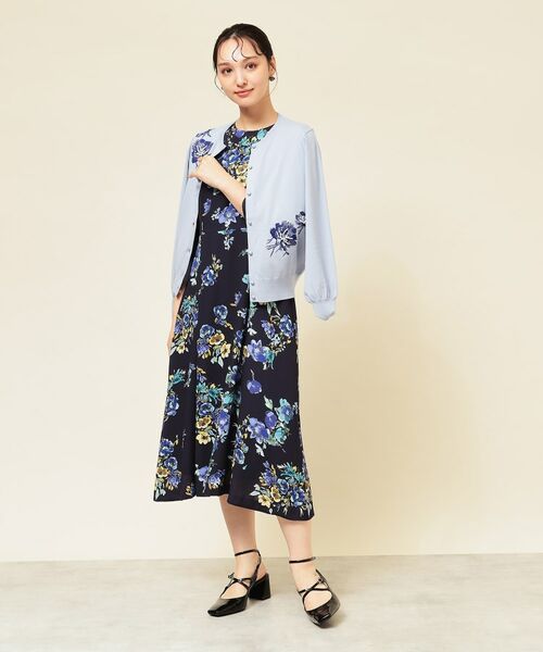 SunaUna / スーナウーナ ミニ丈・ひざ丈ワンピース | 【co creation and yours/SS~L】花柄パネルワンピース | 詳細16