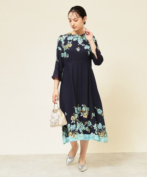 SunaUna / スーナウーナ ミニ丈・ひざ丈ワンピース | 【co creation and yours/SS~L】花柄パネルワンピース | 詳細20