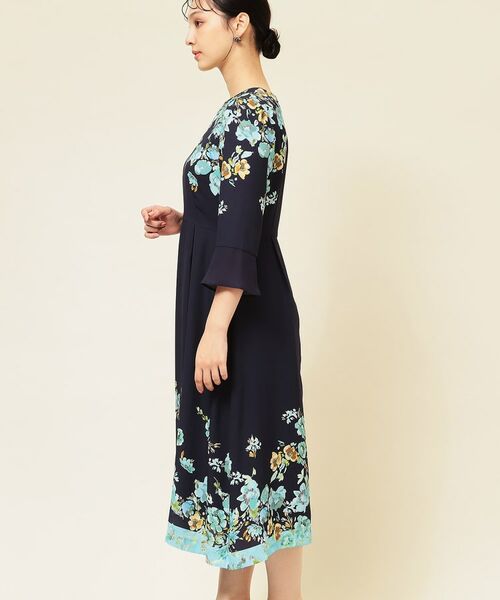 SunaUna / スーナウーナ ミニ丈・ひざ丈ワンピース | 【co creation and yours/SS~L】花柄パネルワンピース | 詳細23