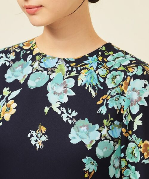 SunaUna / スーナウーナ ミニ丈・ひざ丈ワンピース | 【co creation and yours/SS~L】花柄パネルワンピース | 詳細25