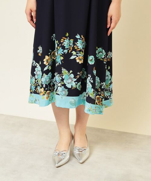 SunaUna / スーナウーナ ミニ丈・ひざ丈ワンピース | 【co creation and yours/SS~L】花柄パネルワンピース | 詳細29