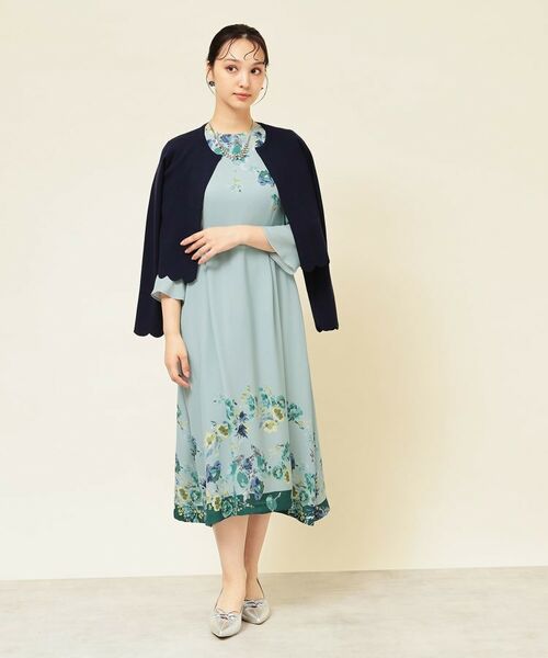 SunaUna / スーナウーナ ミニ丈・ひざ丈ワンピース | 【co creation and yours/SS~L】花柄パネルワンピース | 詳細4