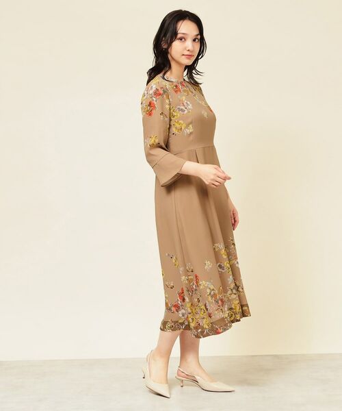 SunaUna / スーナウーナ ミニ丈・ひざ丈ワンピース | 【co creation and yours/SS~L】花柄パネルワンピース | 詳細7