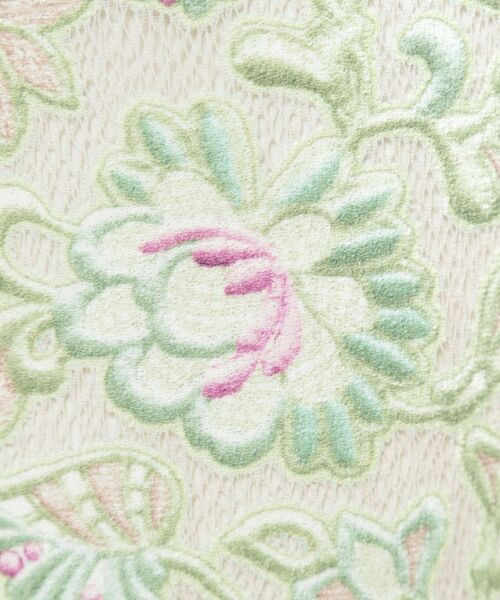 SunaUna / スーナウーナ ミニ丈・ひざ丈ワンピース | 【オパール加工レース／リボン付き】フィット＆フレアワンピース | 詳細9