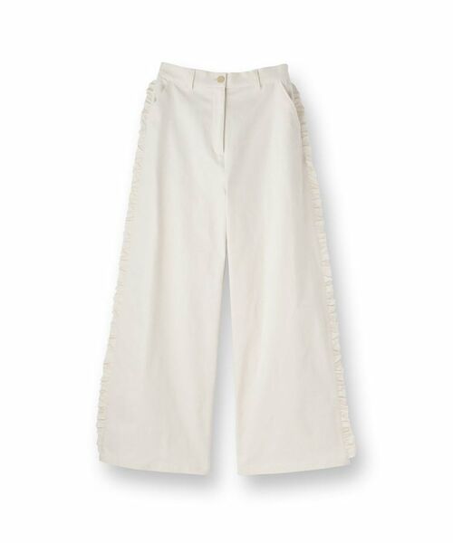 SunaUna / スーナウーナ パンツ | 【COLLECTION LINE】フリルデニム | 詳細1