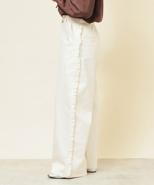 SunaUna / スーナウーナ パンツ | 【COLLECTION LINE】フリルデニム | 詳細11