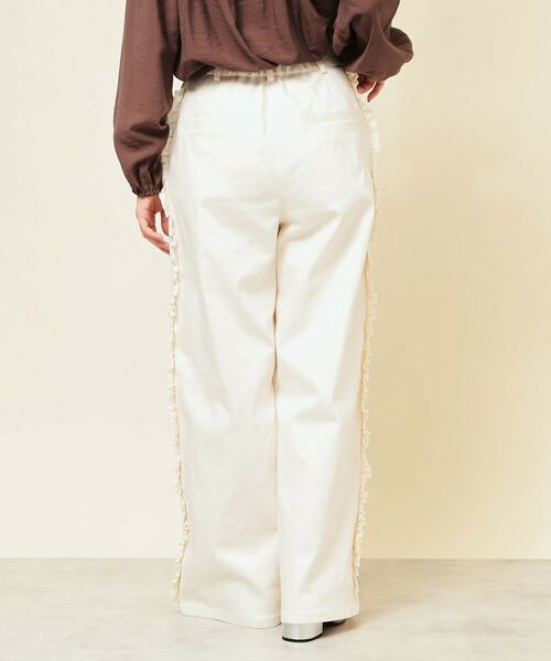 SunaUna / スーナウーナ パンツ | 【COLLECTION LINE】フリルデニム | 詳細12