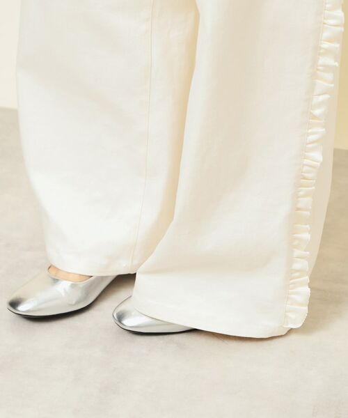 SunaUna / スーナウーナ パンツ | 【COLLECTION LINE】フリルデニム | 詳細17