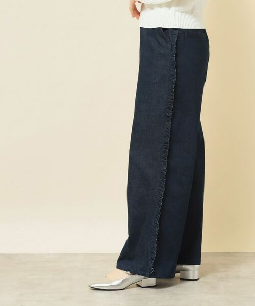 SunaUna / スーナウーナ パンツ | 【COLLECTION LINE】フリルデニム | 詳細7