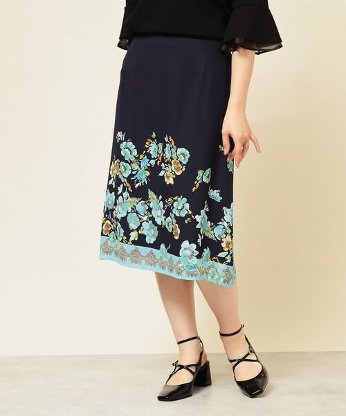 SunaUna / スーナウーナ スカート | 【パネル柄/S~L】プリントスカート | 詳細4