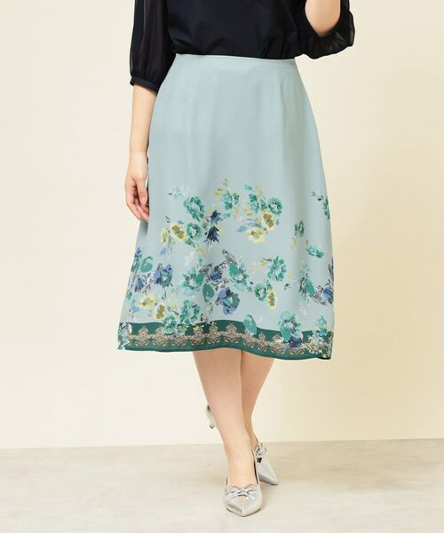 SunaUna / スーナウーナ スカート | 【パネル柄/S~L】プリントスカート | 詳細7