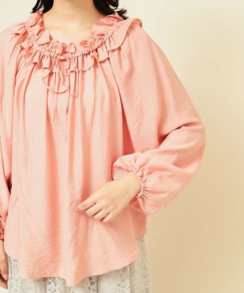 SunaUna / スーナウーナ シャツ・ブラウス | 【衿フリル／衿調節可】リボンブラウス | 詳細27