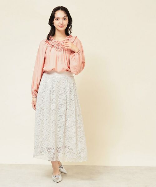 SunaUna / スーナウーナ シャツ・ブラウス | 【衿フリル／衿調節可】リボンブラウス | 詳細7