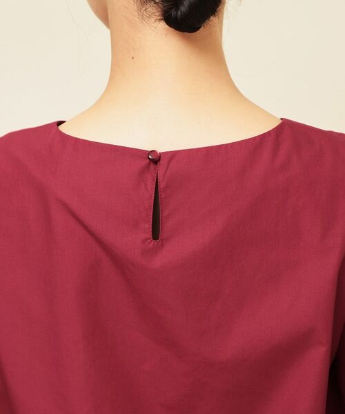 SunaUna / スーナウーナ シャツ・ブラウス | 【フラワーモチーフ付き／袖シフォン】肘下丈ブラウス | 詳細14