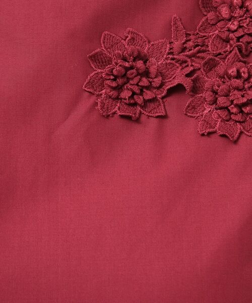 SunaUna / スーナウーナ シャツ・ブラウス | 【フラワーモチーフ付き／袖シフォン】肘下丈ブラウス | 詳細9