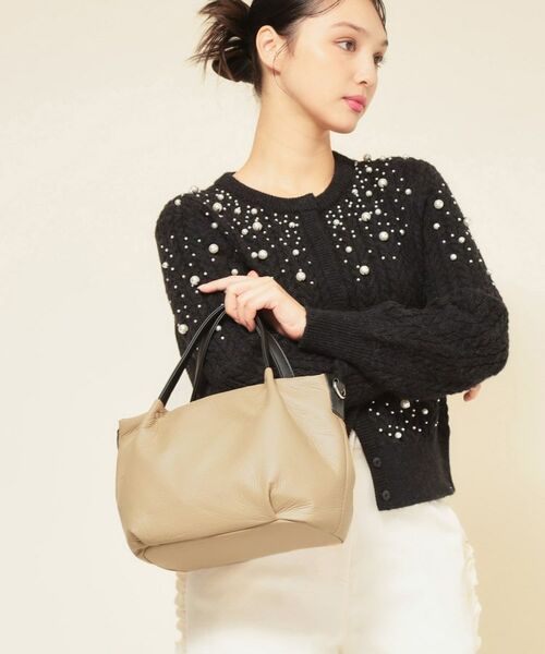 SunaUna / スーナウーナ トートバッグ | 【2WAY/オリジナルプリント裏使用】タックトートバック | 詳細11