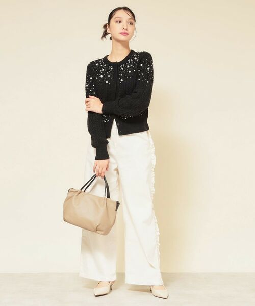 SunaUna / スーナウーナ トートバッグ | 【2WAY/オリジナルプリント裏使用】タックトートバック | 詳細12