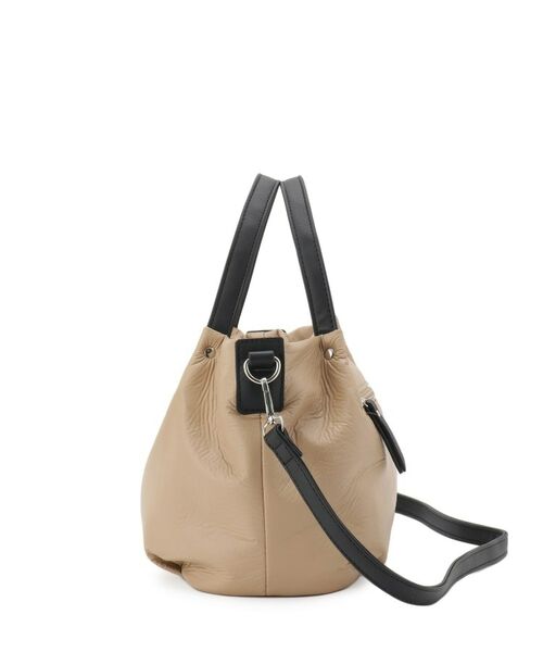 SunaUna / スーナウーナ トートバッグ | 【2WAY/オリジナルプリント裏使用】タックトートバック | 詳細2