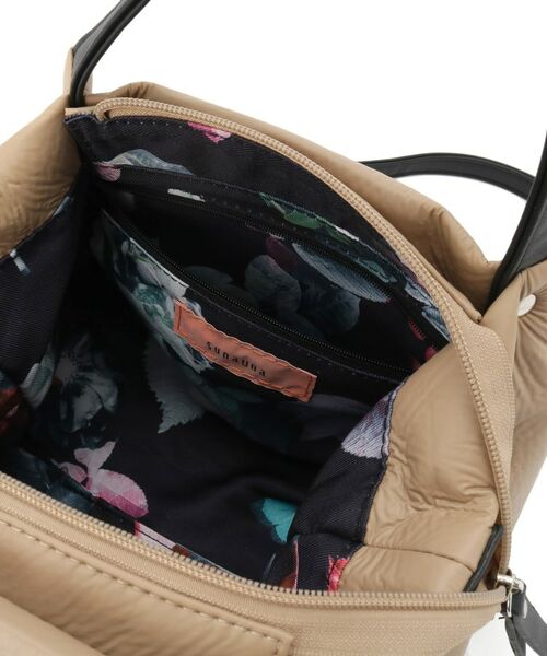 SunaUna / スーナウーナ トートバッグ | 【2WAY/オリジナルプリント裏使用】タックトートバック | 詳細8