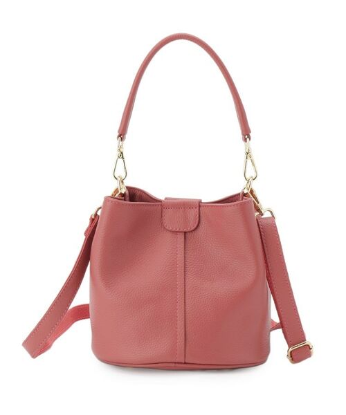 SunaUna / スーナウーナ ショルダーバッグ | 【2WAY／オリジナルプリント裏使用】牛革ワンショルダーバック | 詳細3