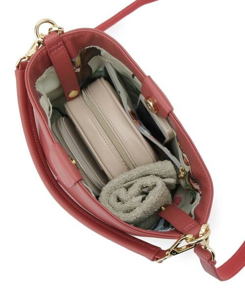 SunaUna / スーナウーナ ショルダーバッグ | 【2WAY／オリジナルプリント裏使用】牛革ワンショルダーバック | 詳細7