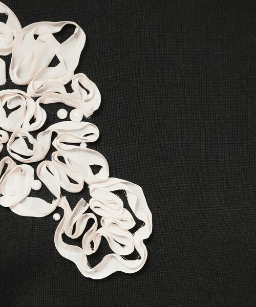 SunaUna / スーナウーナ ニット・セーター | 【SS~Lサイズ展開/チュール刺繍】クラフトニット | 詳細11