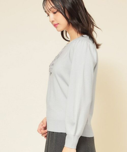 SunaUna / スーナウーナ ニット・セーター | 【SS~Lサイズ展開/チュール刺繍】クラフトニット | 詳細19