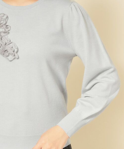 SunaUna / スーナウーナ ニット・セーター | 【SS~Lサイズ展開/チュール刺繍】クラフトニット | 詳細22