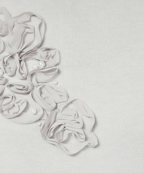 SunaUna / スーナウーナ ニット・セーター | 【SS~Lサイズ展開/チュール刺繍】クラフトニット | 詳細8